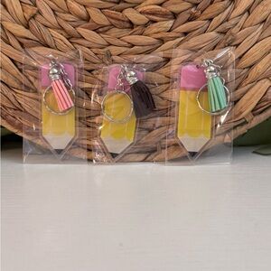 🆕 Acrylic Pencil Keychain